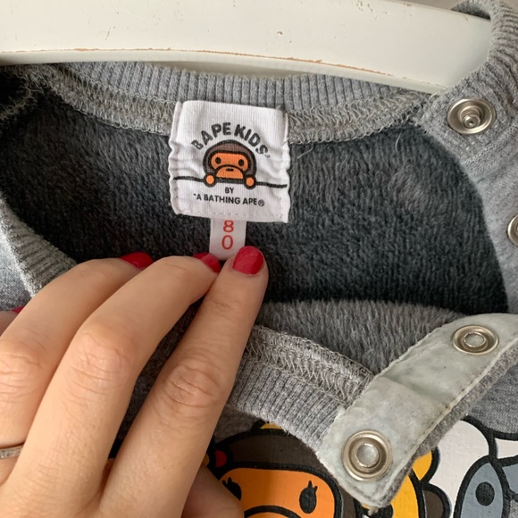 BAPE by A Bathing Ape baby sweatshirt - 12M - Picture 4 of 5
